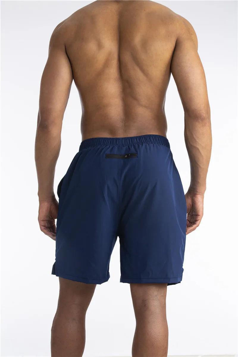 Men's 2-in-1 Quick-Dry Running Shorts – Summer 2024 Fitness & Gym Training Shorts