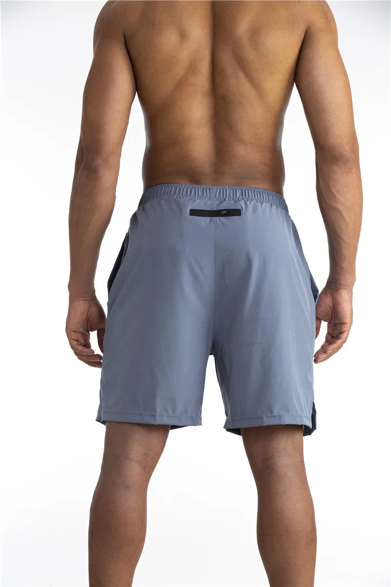 Men's 2-in-1 Quick-Dry Running Shorts – Summer 2024 Fitness & Gym Training Shorts