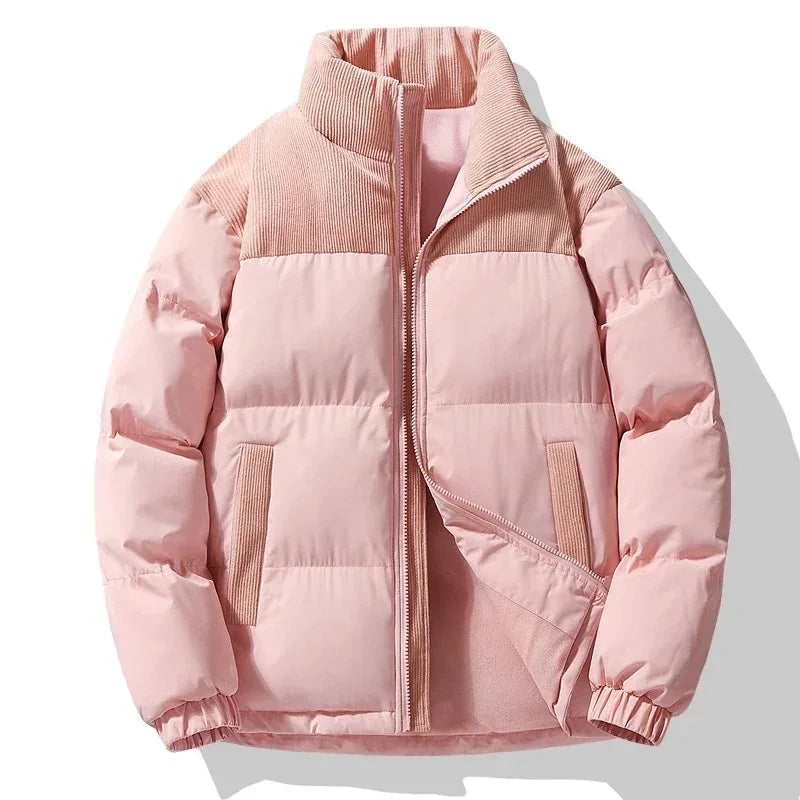 Winter Puffer Jacket – Thick Down Cotton Coat for Casual & Sporty Style