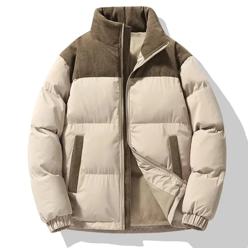 Winter Puffer Jacket – Thick Down Cotton Coat for Casual & Sporty Style