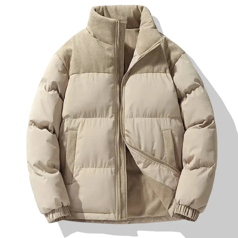 Winter Puffer Jacket – Thick Down Cotton Coat for Casual & Sporty Style