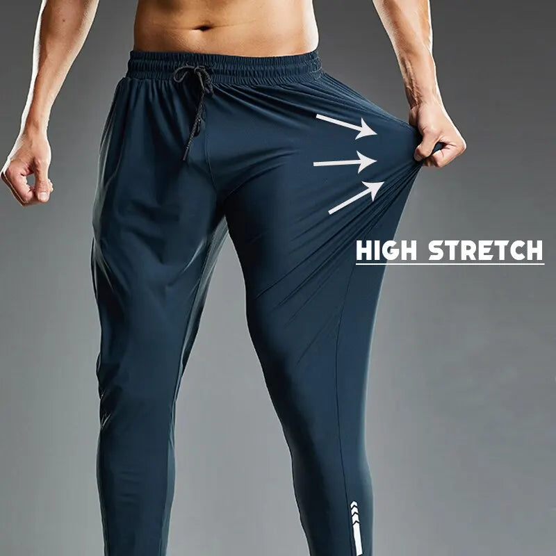 Men’s Lightweight Elastic Sport Pants – Summer Joggers for Running, Training & Gym