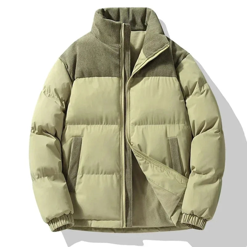 Winter Puffer Jacket – Thick Down Cotton Coat for Casual & Sporty Style