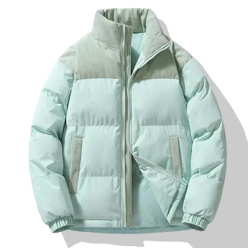 Winter Puffer Jacket – Thick Down Cotton Coat for Casual & Sporty Style