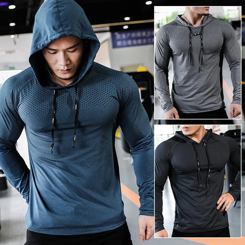 Men’s Athletic Tracksuit – Gym Hoodie & Joggers Set for Running, Training & Workout