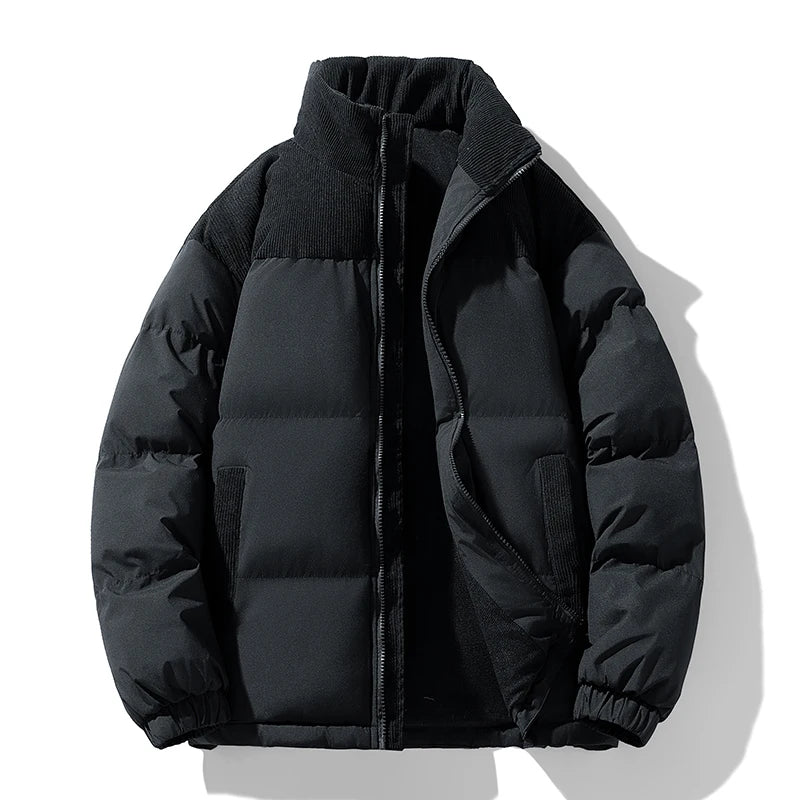 Winter Puffer Jacket – Thick Down Cotton Coat for Casual & Sporty Style