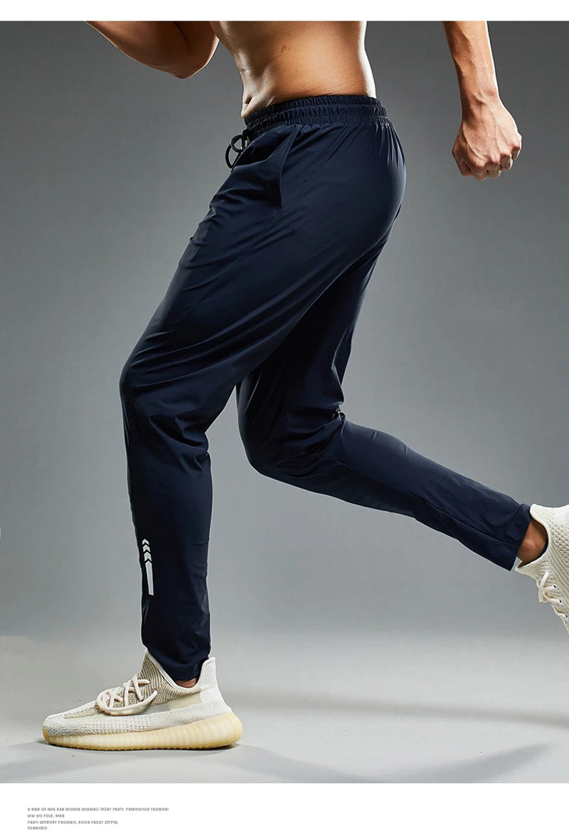 Men’s Lightweight Elastic Sport Pants – Summer Joggers for Running, Training & Gym