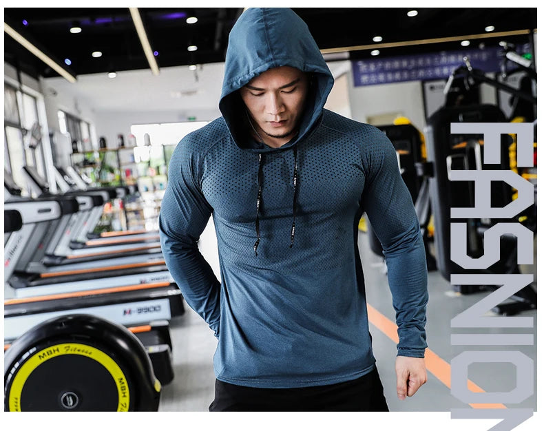 Men’s Athletic Tracksuit – Gym Hoodie & Joggers Set for Running, Training & Workout