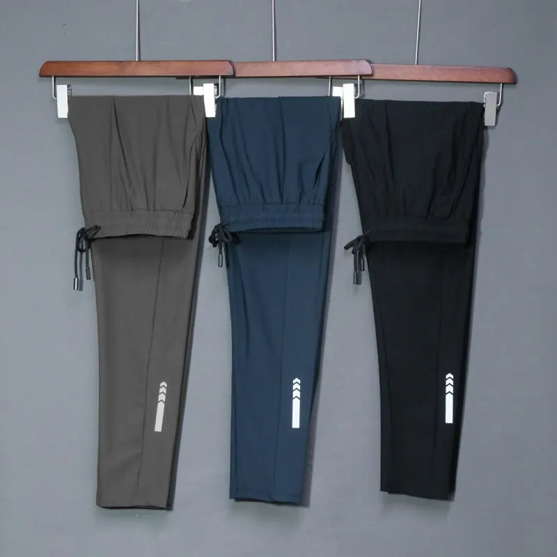 Men’s Lightweight Elastic Sport Pants – Summer Joggers for Running, Training & Gym