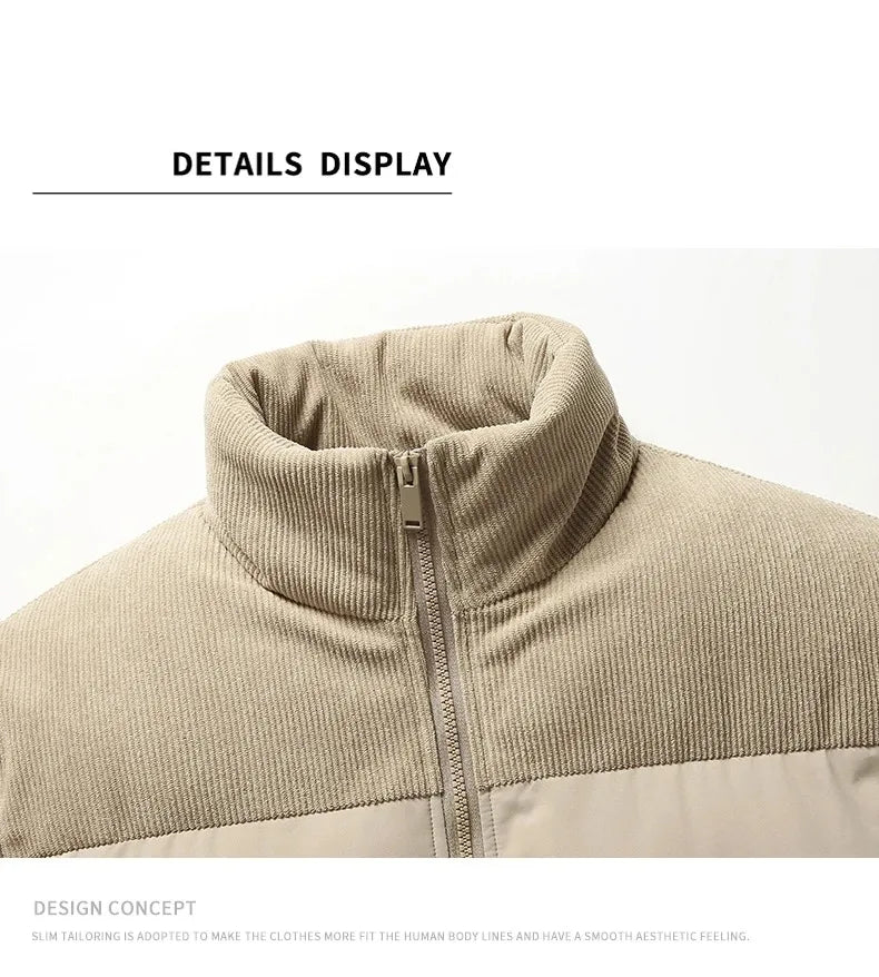 Winter Puffer Jacket – Thick Down Cotton Coat for Casual & Sporty Style