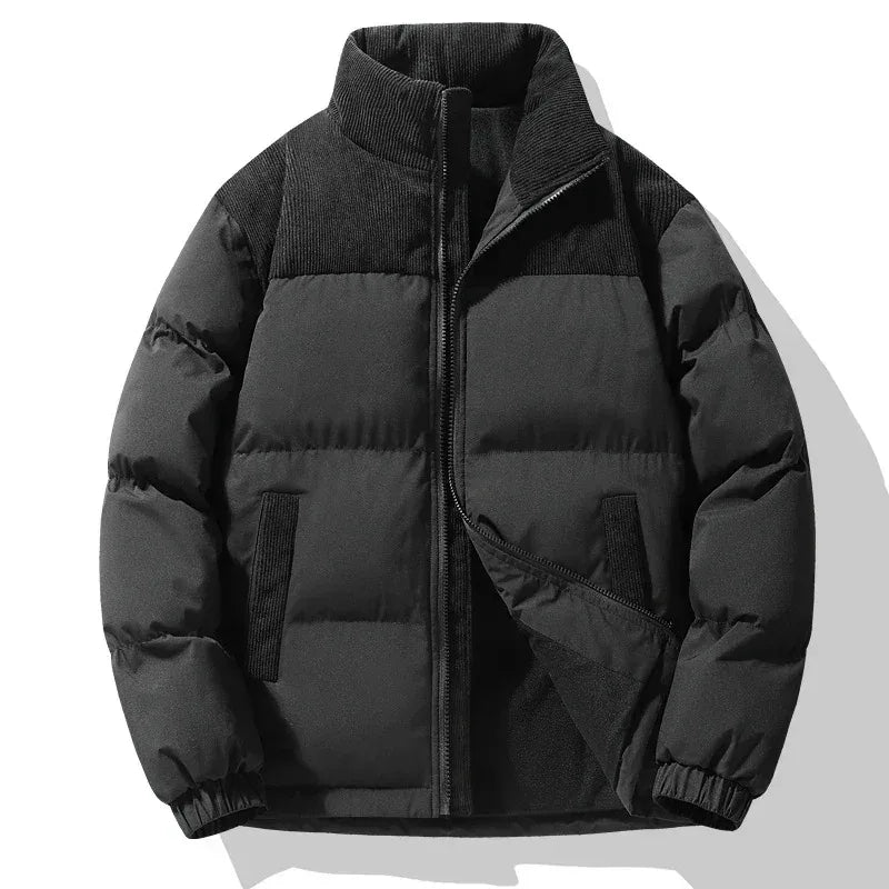 Winter Puffer Jacket – Thick Down Cotton Coat for Casual & Sporty Style